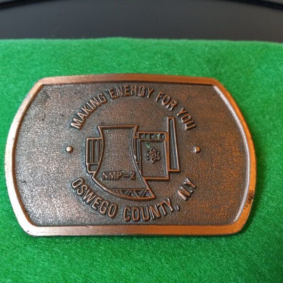 Buckle Commemorative Nuclear Power - Picture 1 of 4